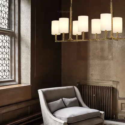 Wright Linear Chandelier 54"L 72"L-Fullstarlighting