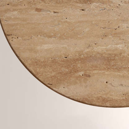 Lira Travertine Disc Outdoor Sconce-Fullstarlighting