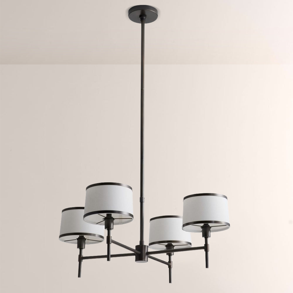 Lizs 4-Light Round Chandelier-Fullstarlighting