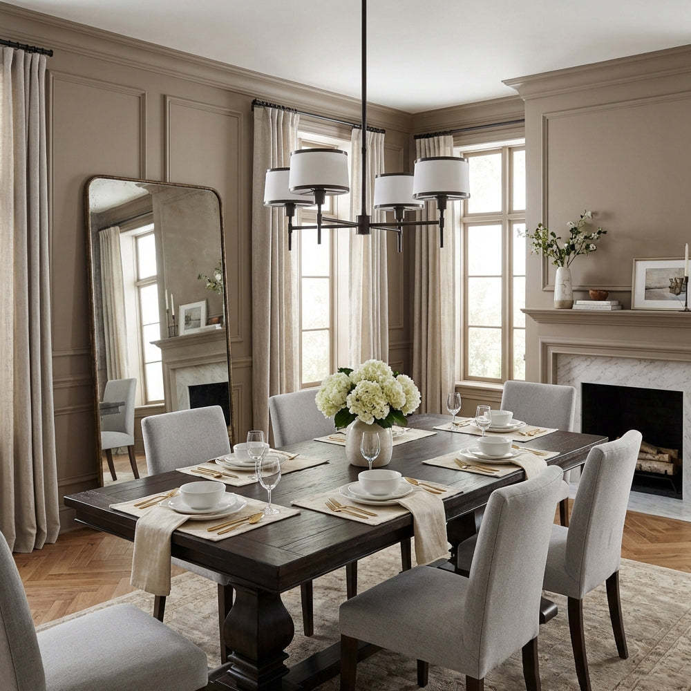 Lizs 4-Light Round Chandelier-Fullstarlighting