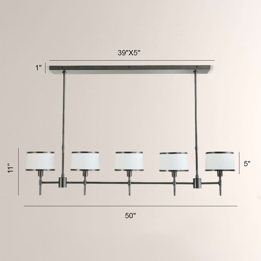 Lizs Linear Chandelier-Fullstarlighting