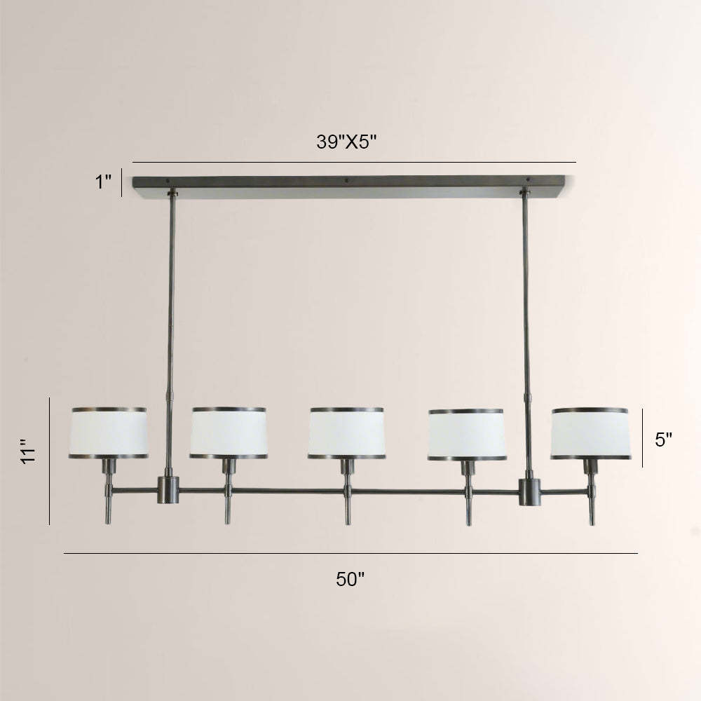 Lizs Linear Chandelier-Fullstarlighting