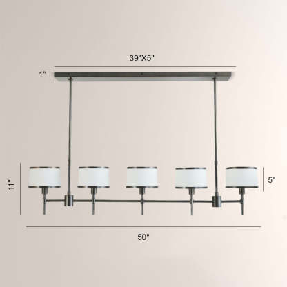 Lizs Linear Chandelier-Fullstarlighting