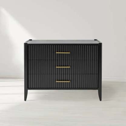 Louis 3-Drawer Nightstand