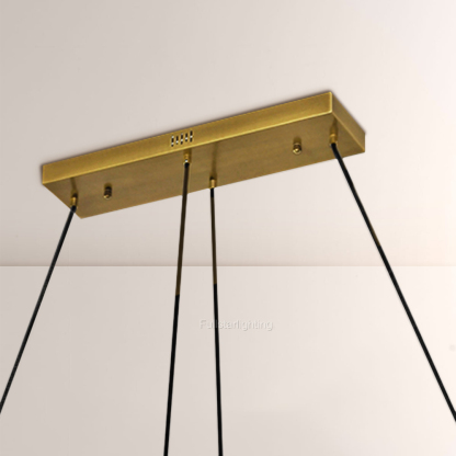 Genius Rectangular Chandelier 54"