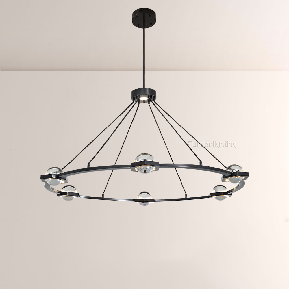 Genius Round Chandelier 60"-Fullstarlighting