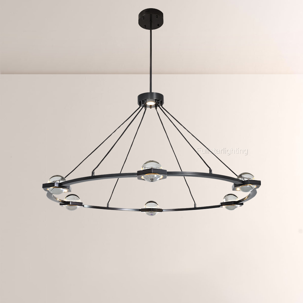 Genius Round Chandelier 60"-Fullstarlighting