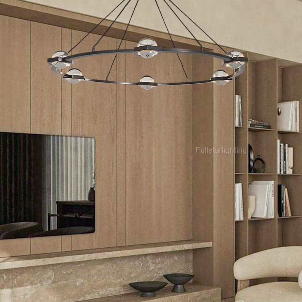 Genius Round Chandelier 60"-Fullstarlighting