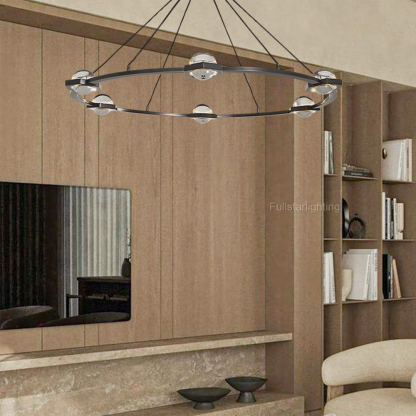Genius Round Chandelier 60"-Fullstarlighting