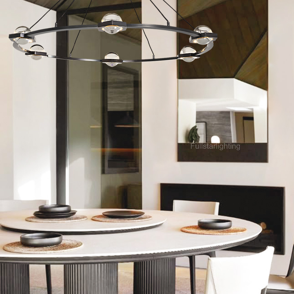 Genius Round Chandelier 60"-Fullstarlighting