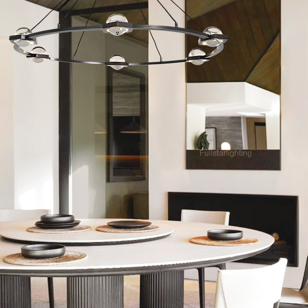 Genius Round Chandelier 60"-Fullstarlighting