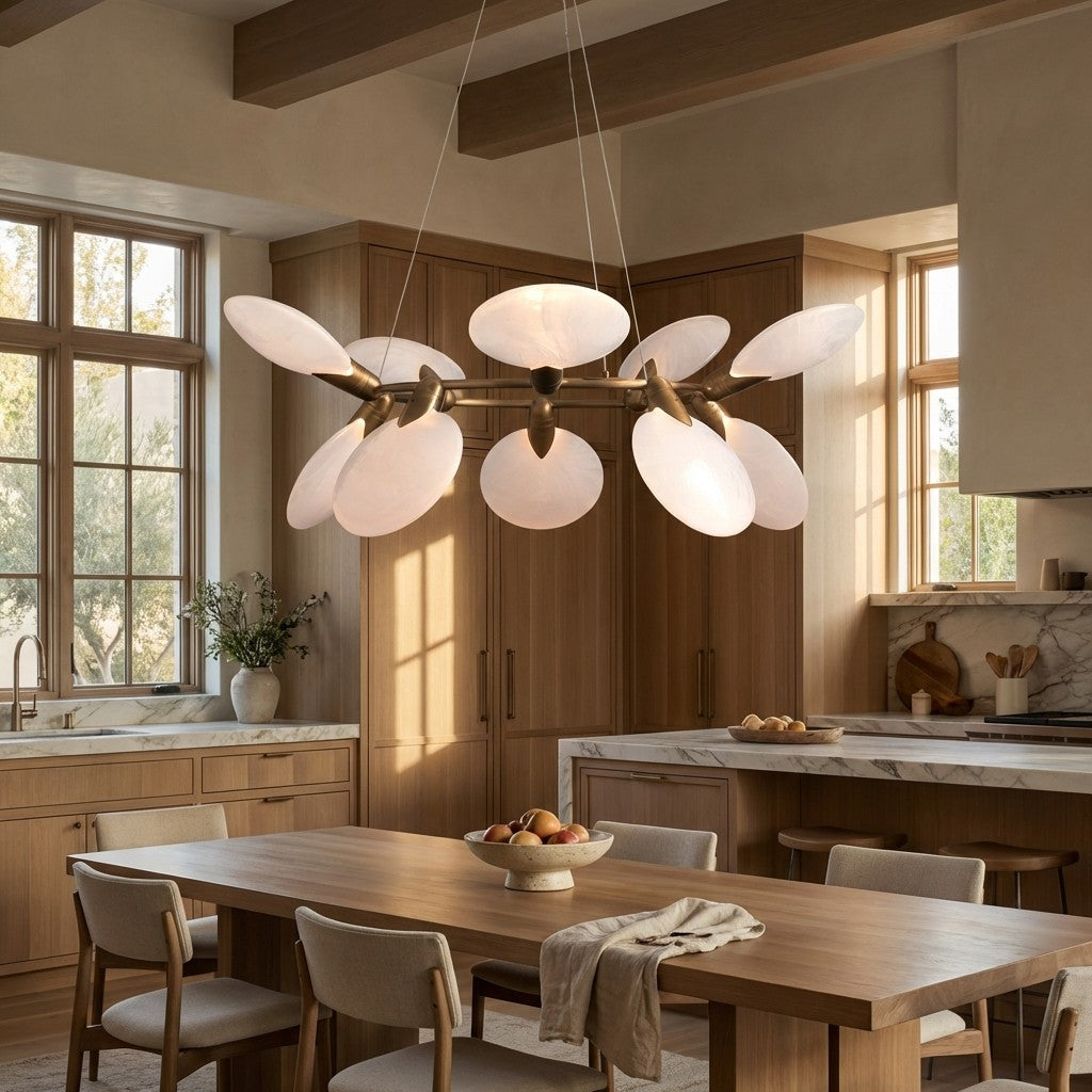 Lylam Glass Round Chandelier-Fullstarlighting