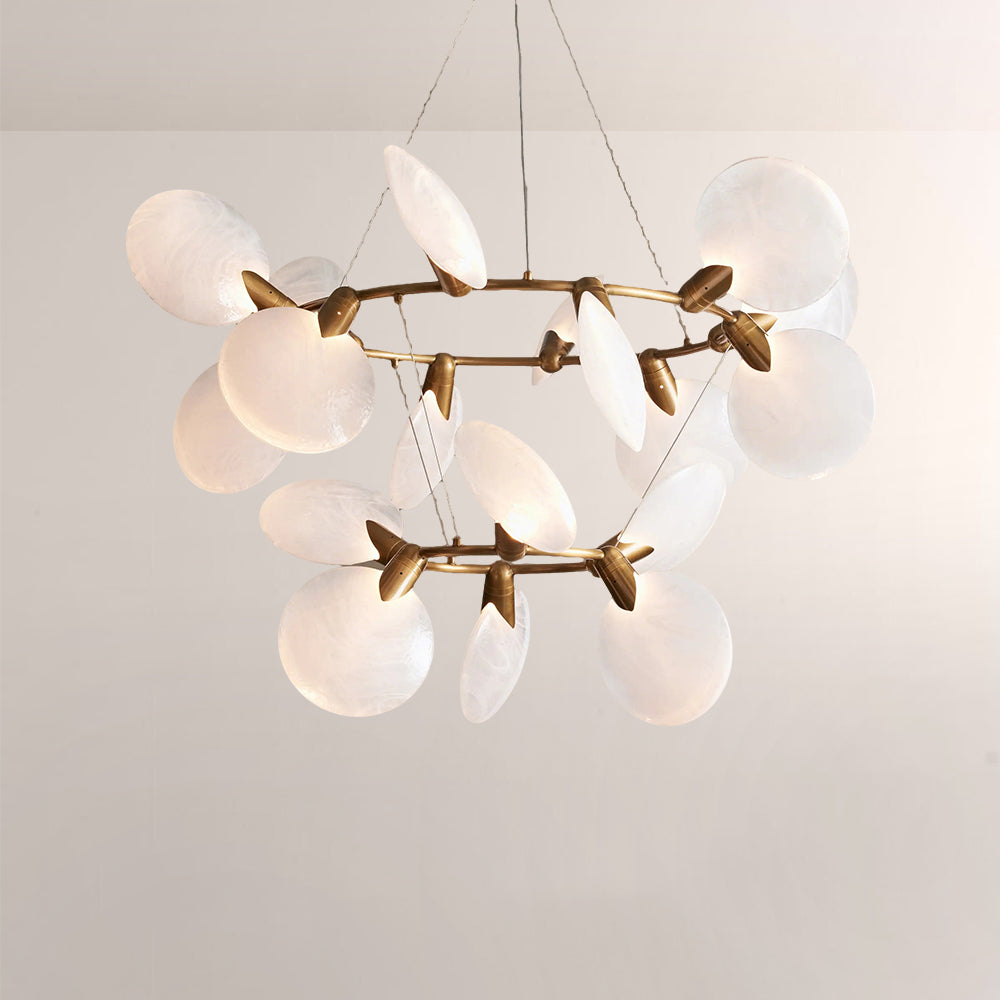 Lylo Floating Disc Chandelier-Fullstarlighting