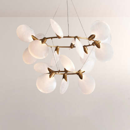 Lylo Floating Disc Chandelier-Fullstarlighting