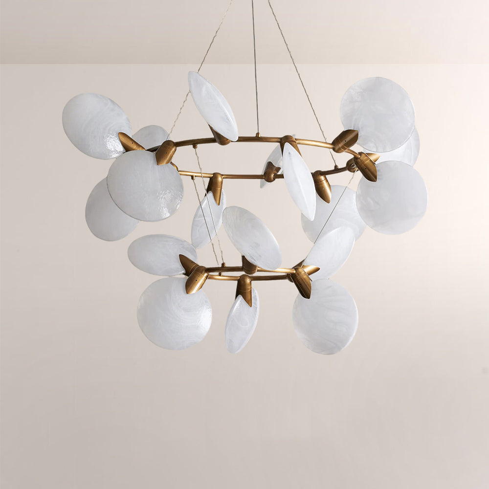 Lylo Floating Disc Chandelier-Fullstarlighting