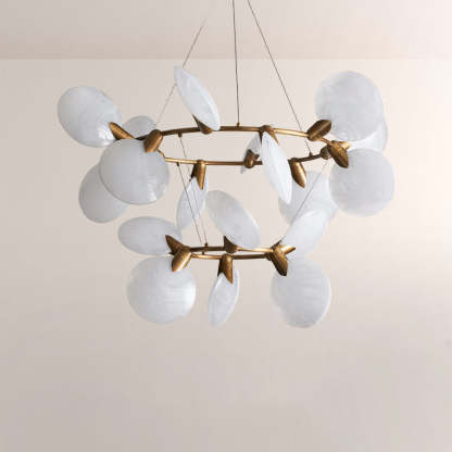 Lylo Floating Disc Chandelier-Fullstarlighting