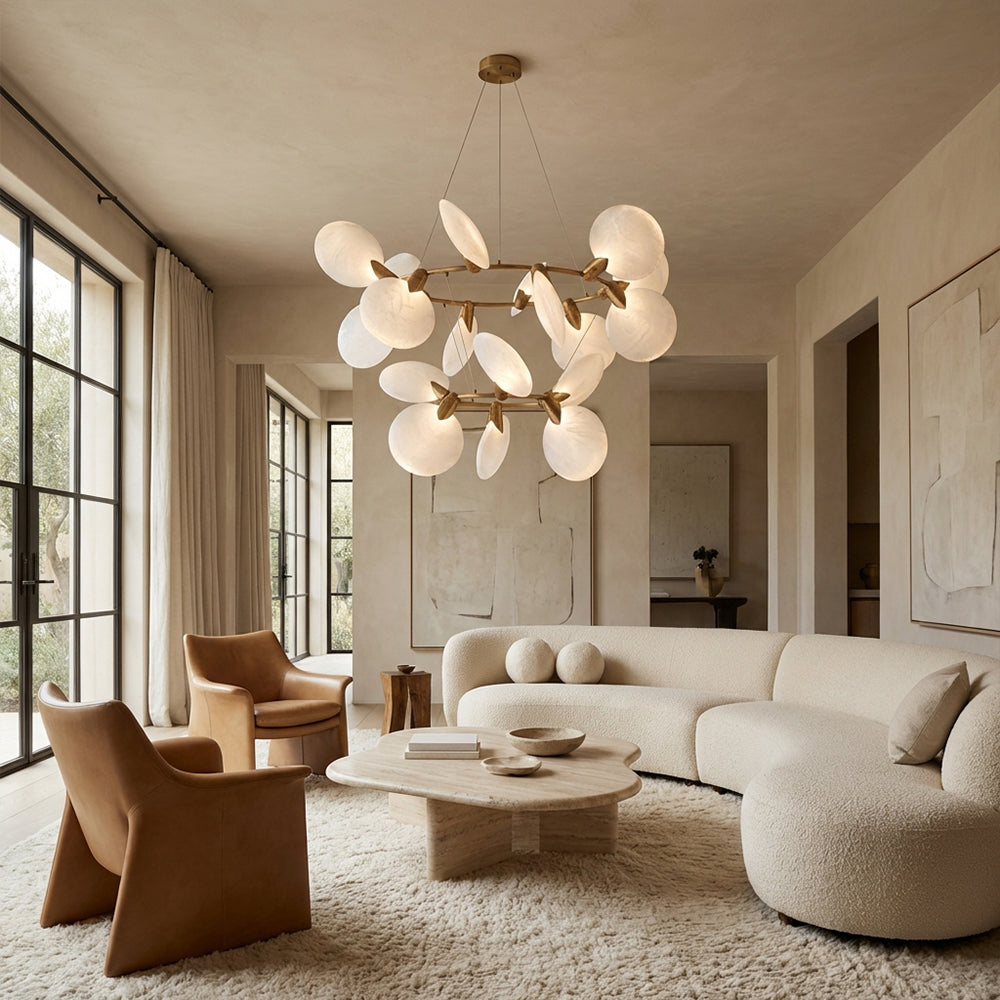 Lylo Floating Disc Chandelier-Fullstarlighting