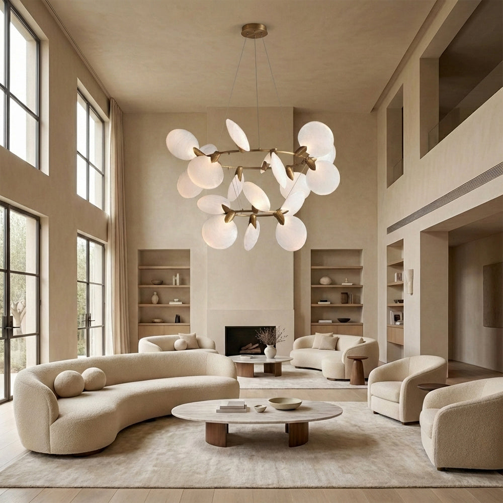 Lylo Floating Disc Chandelier-Fullstarlighting