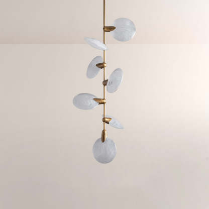 Lylo Nautilus Glass Disc Pendant-Fullstarlighting