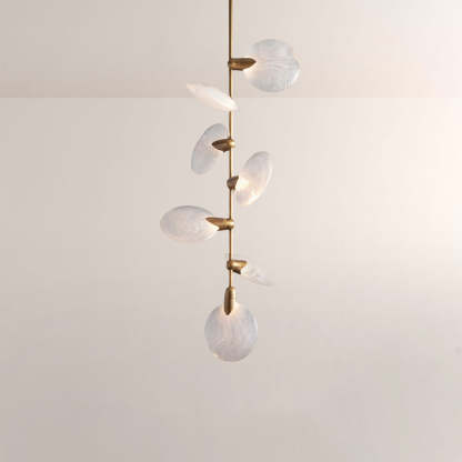 Lylo Nautilus Glass Disc Pendant