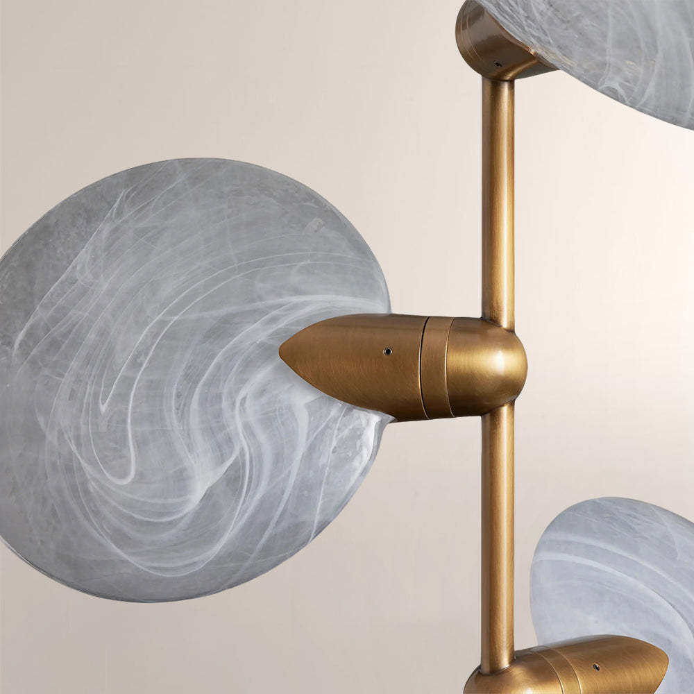Lylo Nautilus Glass Disc Pendant-Fullstarlighting