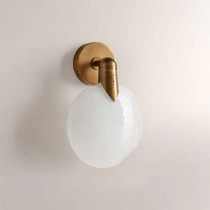 Lylo Orb Single Glass Wall Sconce-Fullstarlighting