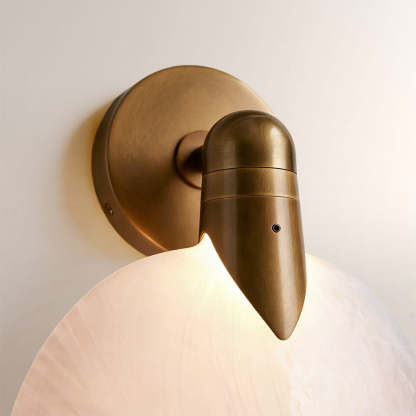 Lylo Orb Single Glass Wall Sconce-Fullstarlighting
