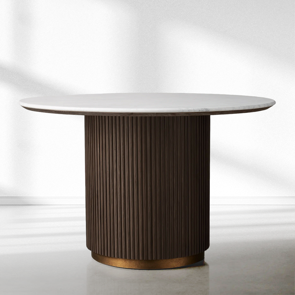 Fimley Round Dining Table-Fullstarlighting