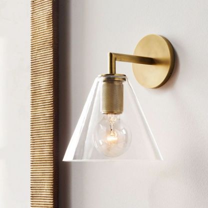 Machini Funnel Shade Sconce-Fullstarlighting