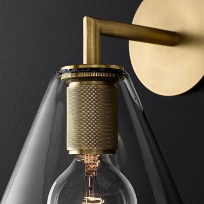 Machini Funnel Shade Sconce-Fullstarlighting