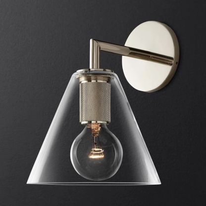 Machini Funnel Shade Sconce-Fullstarlighting