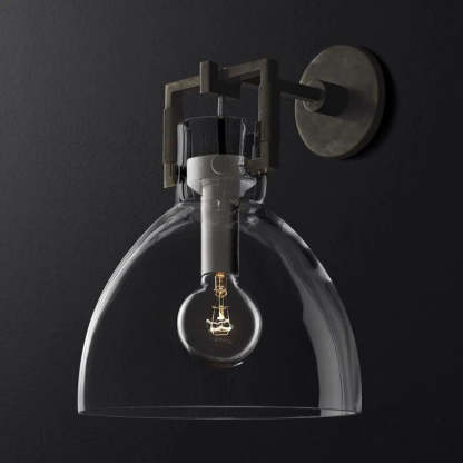 Machini Glass Cloche Sconce 10''-Fullstarlighting