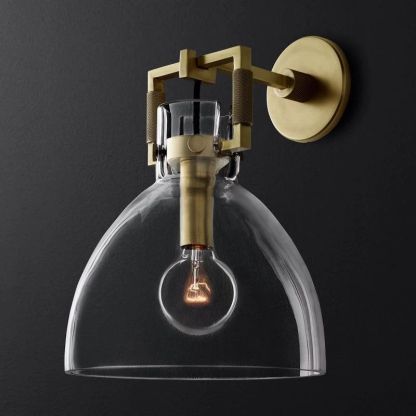 Machini Glass Cloche Sconce 10''-Fullstarlighting