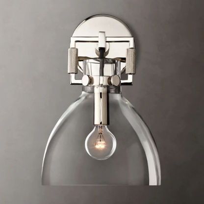 Machini Glass Cloche Sconce 8''-Fullstarlighting