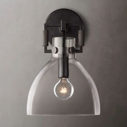 Machini Glass Cloche Sconce 8''-Fullstarlighting