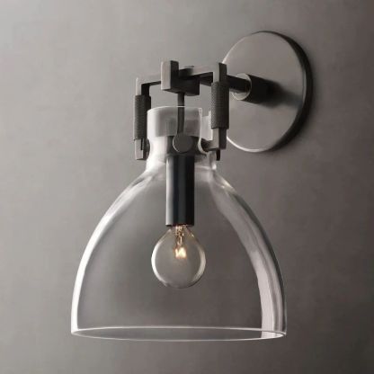 Machini Glass Cloche Sconce 8''-Fullstarlighting