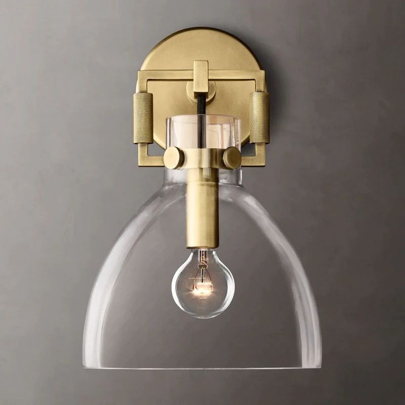 Machini Glass Cloche Sconce 8''