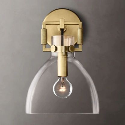 Machini Glass Cloche Sconce 8''-Fullstarlighting