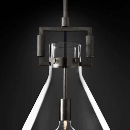 Machini Glass Funnel Pendant-Fullstarlighting