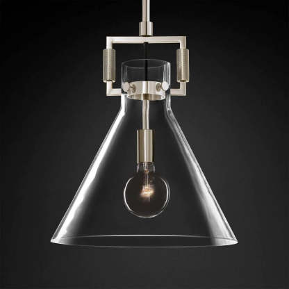 Machini Glass Funnel Pendant-Fullstarlighting