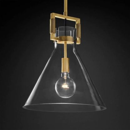 Machini Glass Funnel Pendant-Fullstarlighting