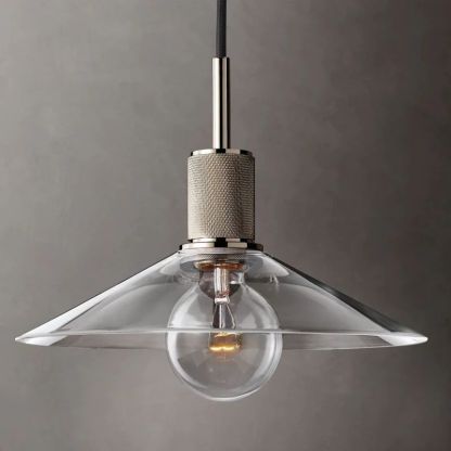 Machini Glass Slope Shade Pendant-Fullstarlighting