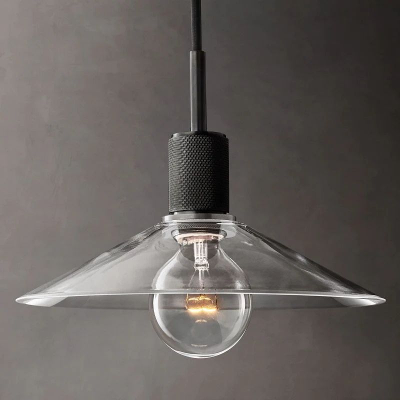 Machini Glass Slope Shade Pendant-Fullstarlighting