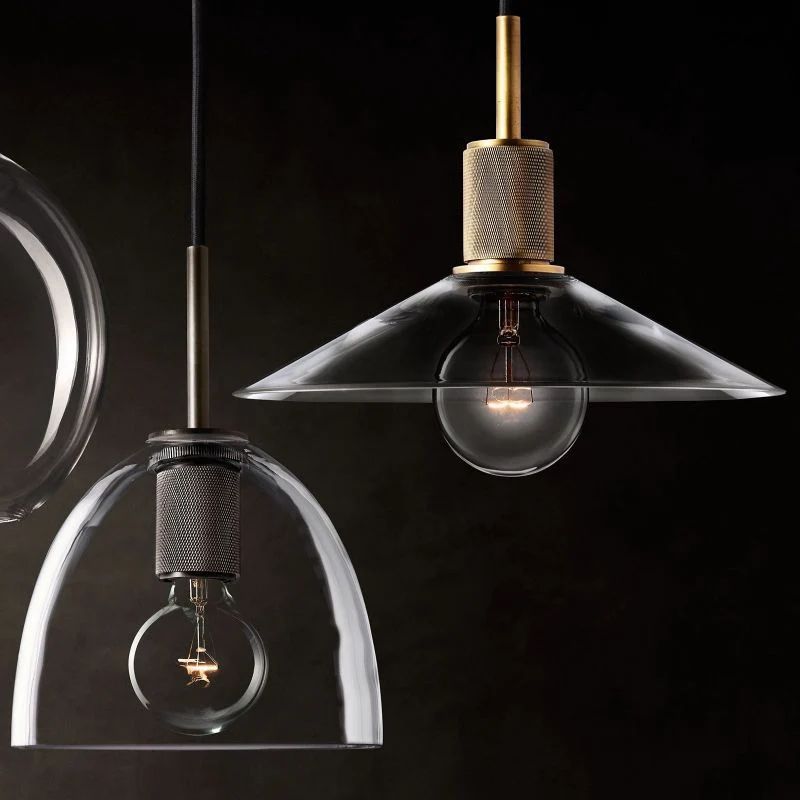 Machini Glass Slope Shade Pendant-Fullstarlighting