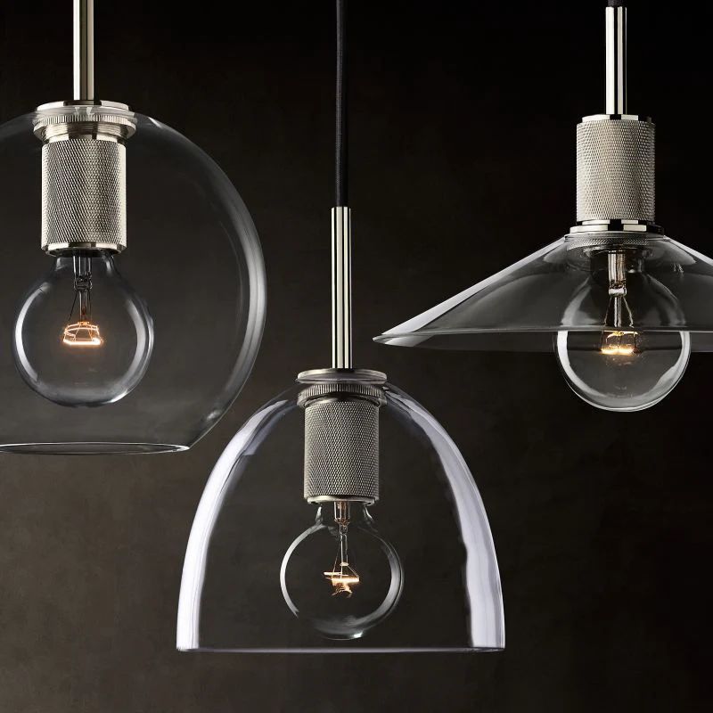 Machini Glass Slope Shade Pendant