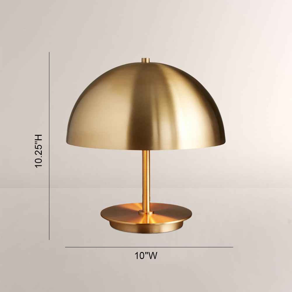 Malora Dome Metal Table Lamp-Fullstarlighting