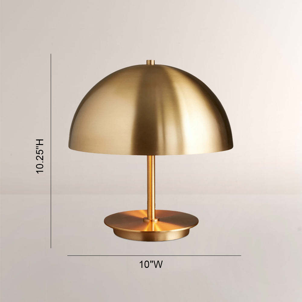 Malora Dome Metal Table Lamp-Fullstarlighting