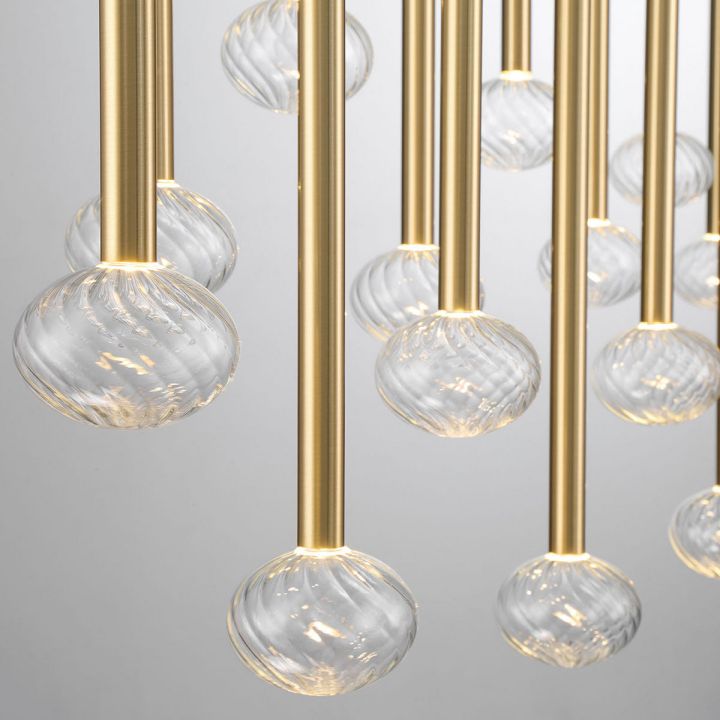 Mamie Round LED Chandelier-Fullstarlighting