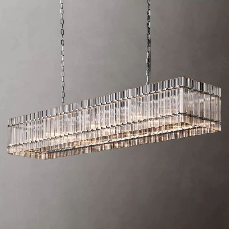 Machini Rectangular Chandelier 72"-Fullstarlighting