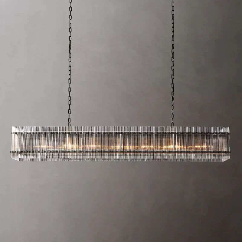 Machini Rectangular Chandelier 72"-Fullstarlighting